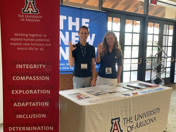 Community Relations booth at the ACMA Conference