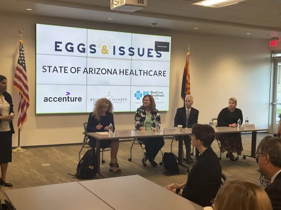 Dr. Cara Christ at AZ Chamber of Commerce Panel