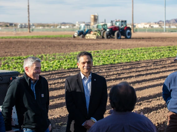 Yuma Garimella in the field