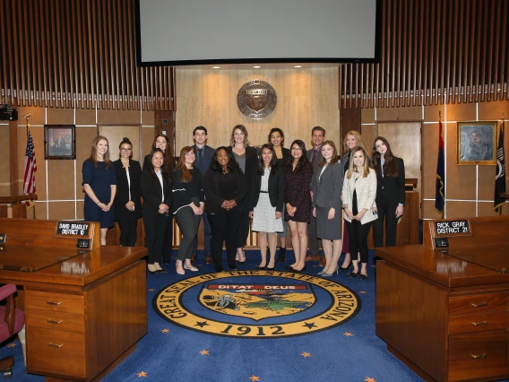 University of Arizona Legislative Interns at the Arizona State Capitol