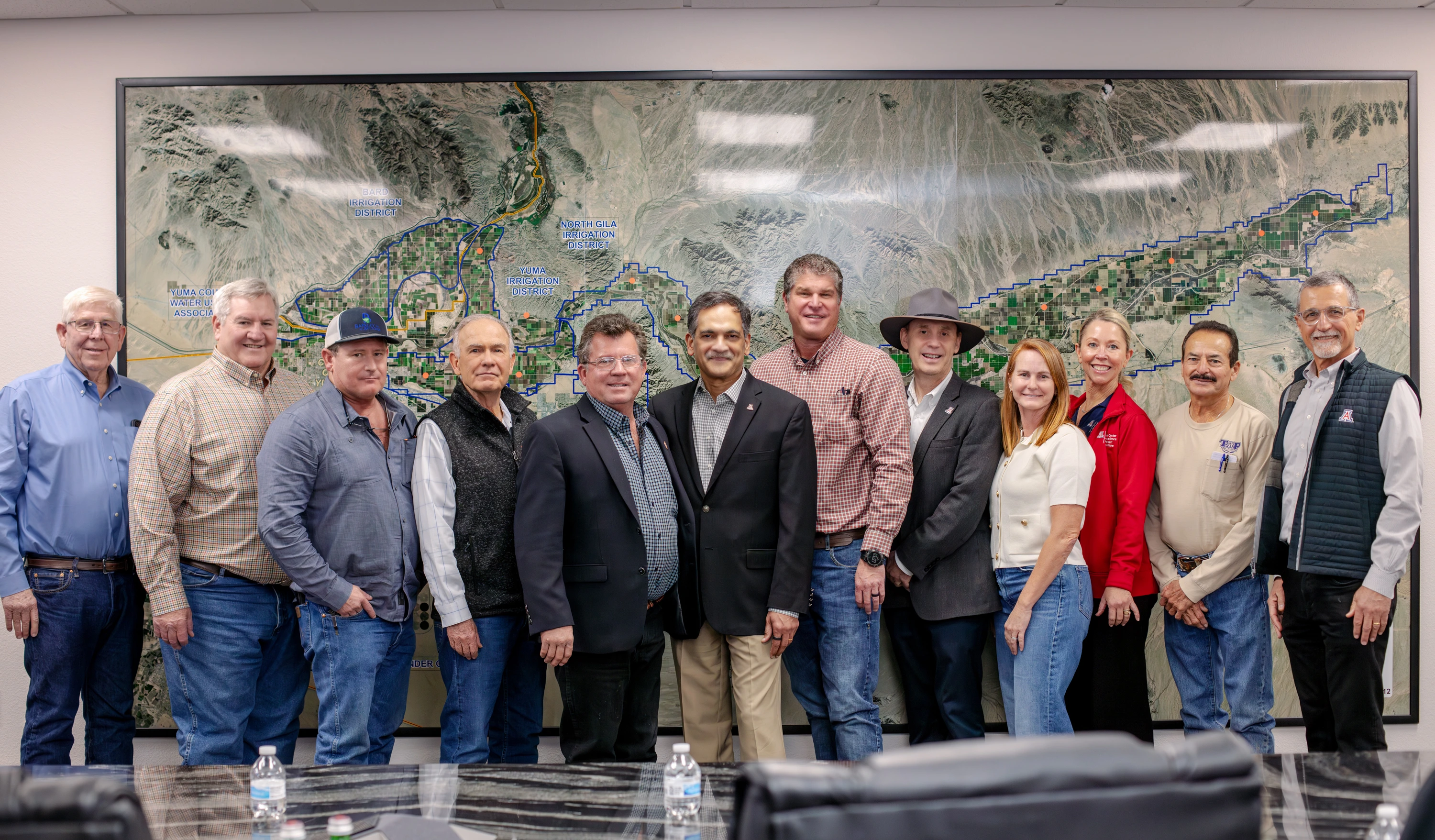 Yuma Garimella visit ag stakeholders