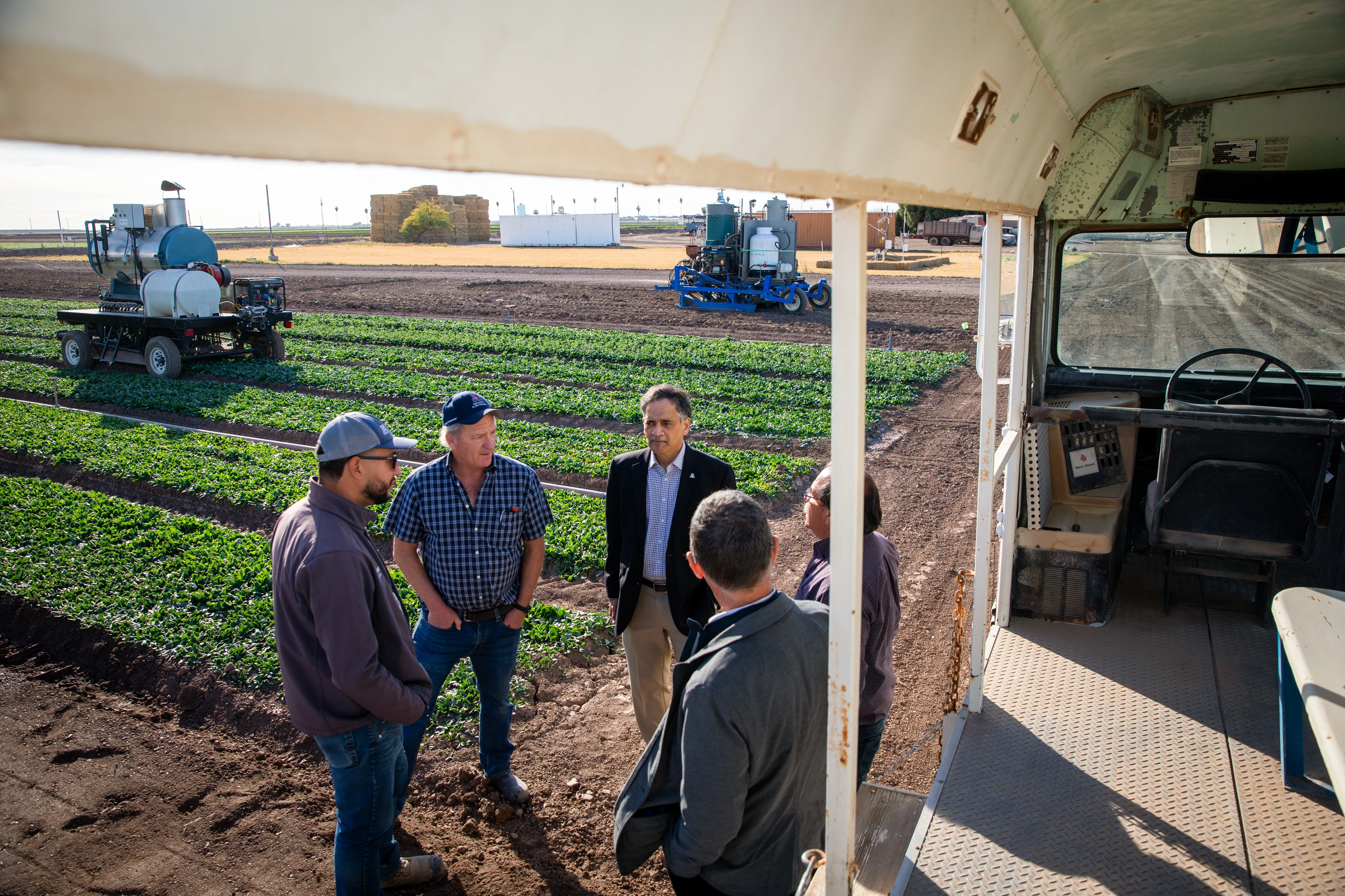 Yuma Garimella in the field