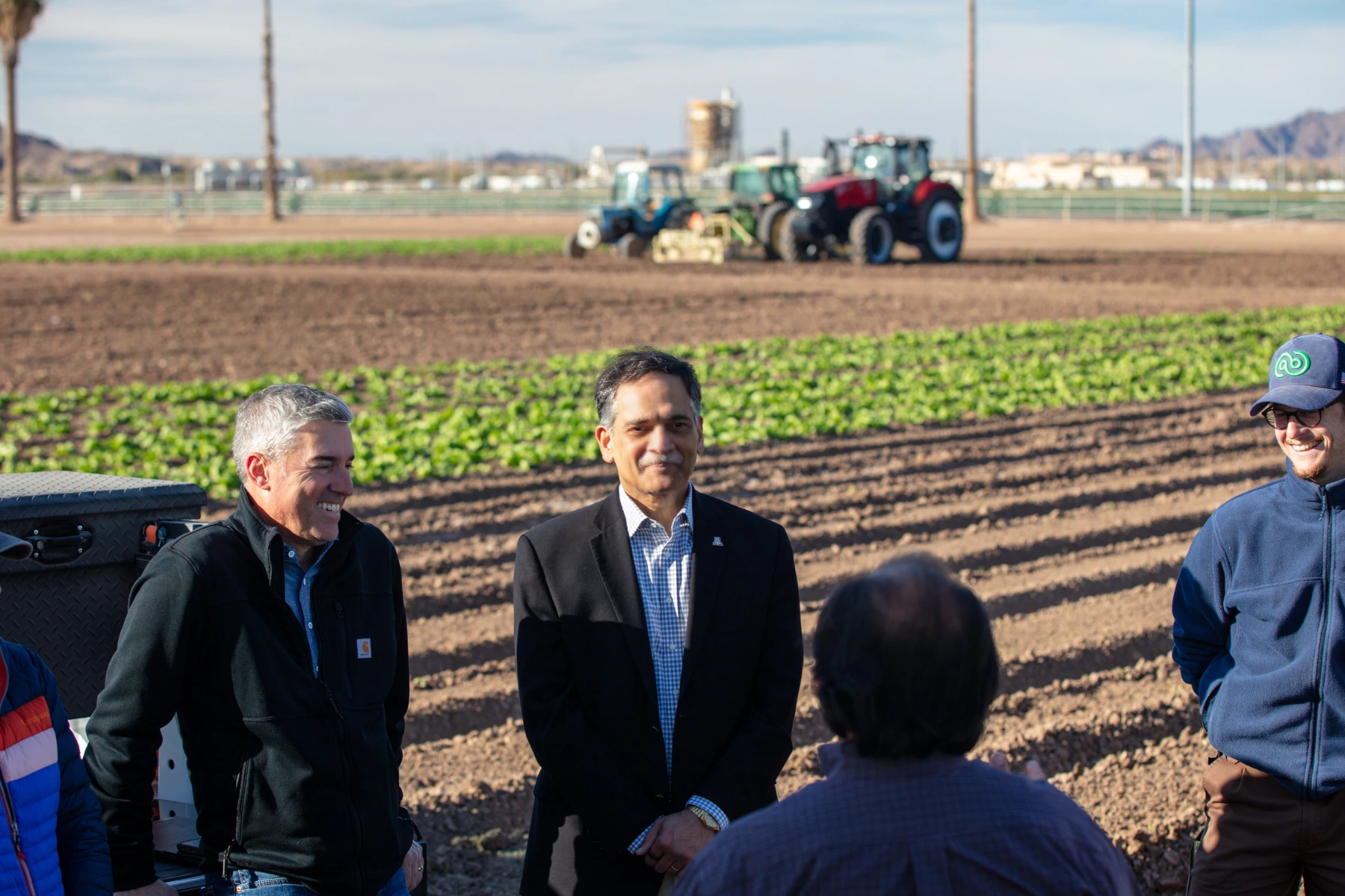 Yuma Garimella in the field
